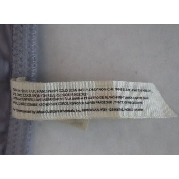 Free People Women's Sz XS Dove Gray Combo Icing On Top Ruffled Shorties Panties - Picture 4 of 7